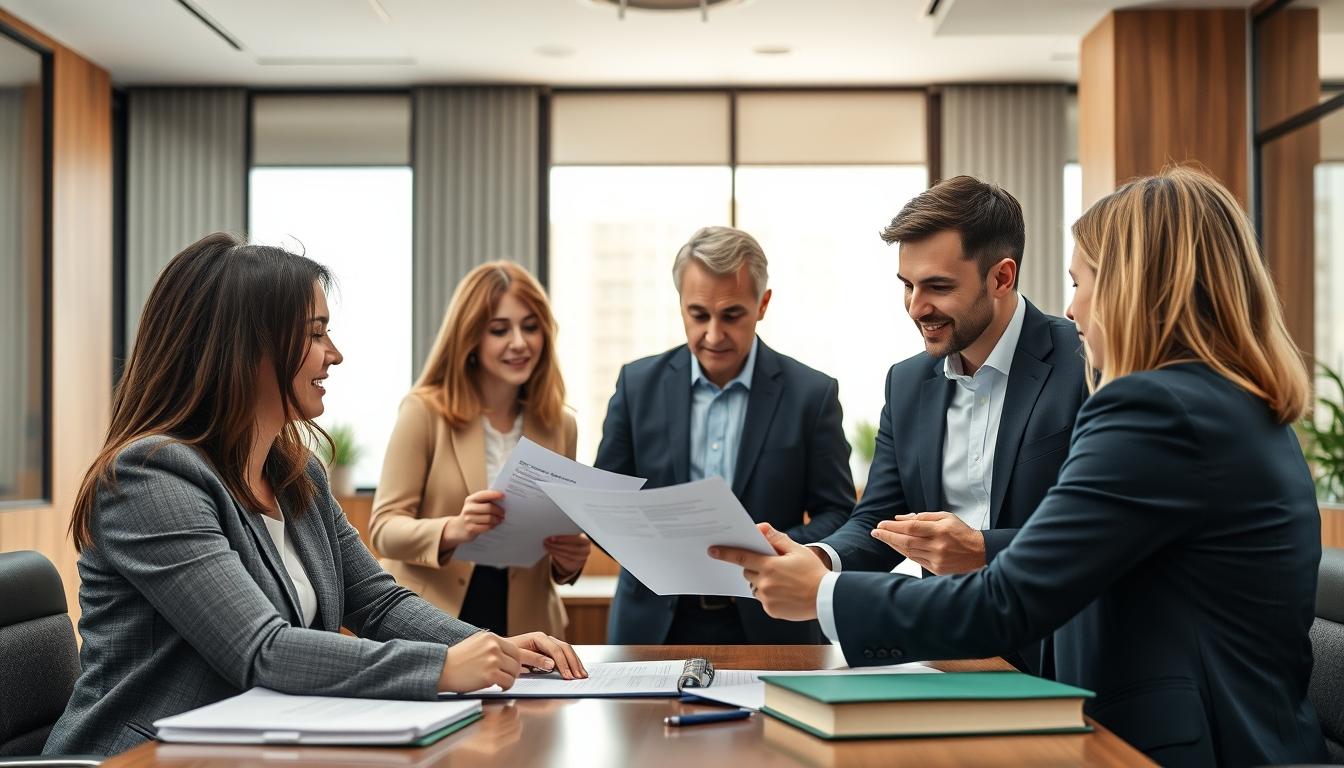 Business contract discussion